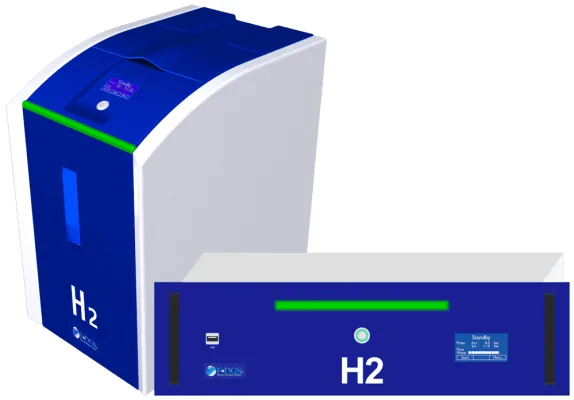 F-DGSi COSMOS hydrogen generator — benchtop and rack versions