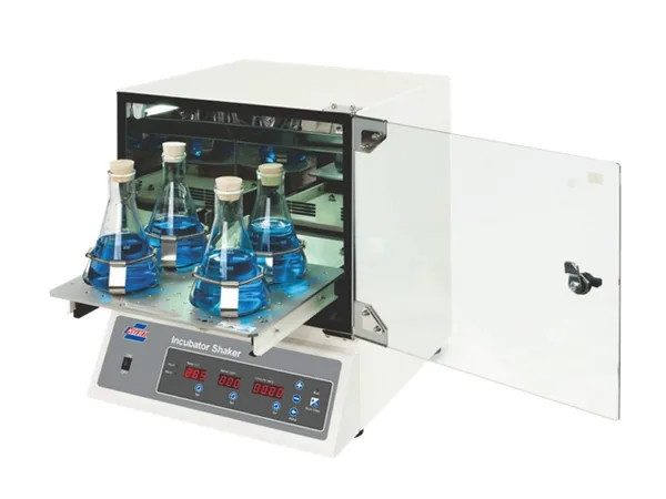 Compact IS-RSDAA shaking incubator with glazed doors