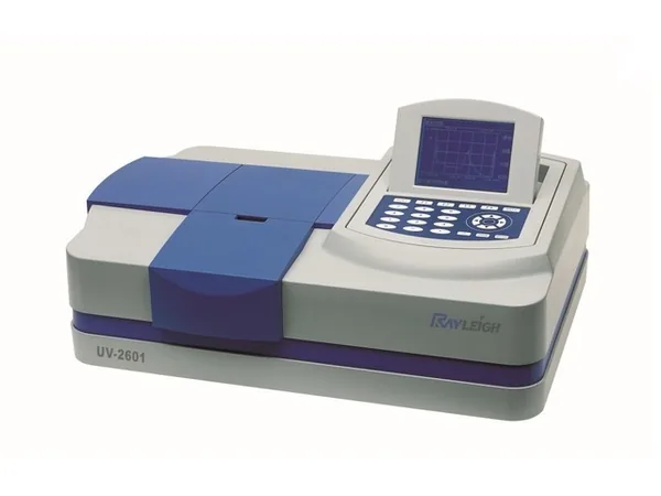 UV-2601 double-beam spectrophotometer with an 8-cell changer