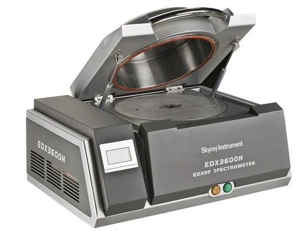 Spektrometr XRF EDX3600H do próbek mineralnych i stopów